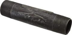 Value Collection - Schedule 40, 1" Diam x 5-1/2" Long Steel Black Pipe Nipple - Threaded - Best Tool & Supply