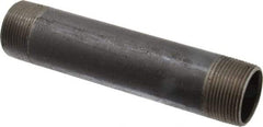 B&K Mueller - Schedule 40, 1-1/4" Diam x 7" Long Steel Black Pipe Nipple - Threaded - Best Tool & Supply