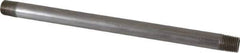 Value Collection - Schedule 40, 1/4" Diam x 8" Long Steel Black Pipe Nipple - Threaded - Best Tool & Supply