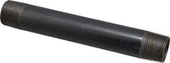 Value Collection - Schedule 40, 1" Diam x 8" Long Steel Black Pipe Nipple - Threaded - Best Tool & Supply