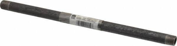 B&K Mueller - Schedule 40, 1/4" Diam x 10" Long Steel Black Pipe Nipple - Threaded - Best Tool & Supply