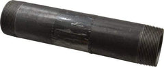 B&K Mueller - Schedule 40, 2" Diam x 10" Long Steel Black Pipe Nipple - Threaded - Best Tool & Supply