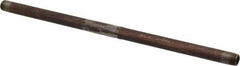 B&K Mueller - Schedule 40, 1/4" Diam x 12" Long Steel Black Pipe Nipple - Threaded - Best Tool & Supply