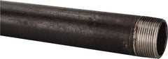 B&K Mueller - Schedule 40, 1-1/4" Diam x 18" Long Steel Black Pipe Nipple - Threaded - Best Tool & Supply