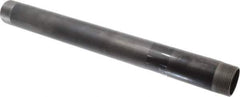 B&K Mueller - Schedule 40, 1-1/2" Diam x 18" Long Steel Black Pipe Nipple - Threaded - Best Tool & Supply