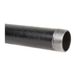 B&K Mueller - Schedule 40, 2" Diam x 18" Long Steel Black Pipe Nipple - Threaded - Best Tool & Supply