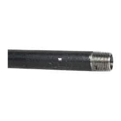 B&K Mueller - Schedule 40, 1/2" Diam x 24" Long Steel Black Pipe Nipple - Threaded - Best Tool & Supply