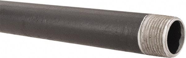 B&K Mueller - Schedule 40, 3/4" Diam x 24" Long Steel Black Pipe Nipple - Threaded - Best Tool & Supply