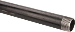 B&K Mueller - Schedule 40, 1-1/4" Diam x 24" Long Steel Black Pipe Nipple - Threaded - Best Tool & Supply