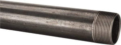 B&K Mueller - Schedule 40, 1-1/2" Diam x 30" Long Steel Black Pipe Nipple - Threaded - Best Tool & Supply