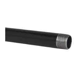 B&K Mueller - Schedule 40, 1" Diam x 60" Long Steel Black Pipe Nipple - Threaded - Best Tool & Supply