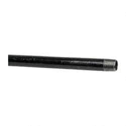 B&K Mueller - Schedule 40, 1/2" Diam x 72" Long Steel Black Pipe Nipple - Threaded - Best Tool & Supply