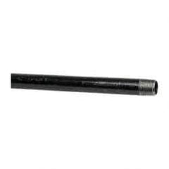 B&K Mueller - Schedule 40, 1/2" Diam x 72" Long Steel Black Pipe Nipple - Threaded - Best Tool & Supply