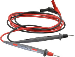 Pomona - Black/Red Electrical Test Equipment Leads Set - Use with Digital Multimeters - Best Tool & Supply