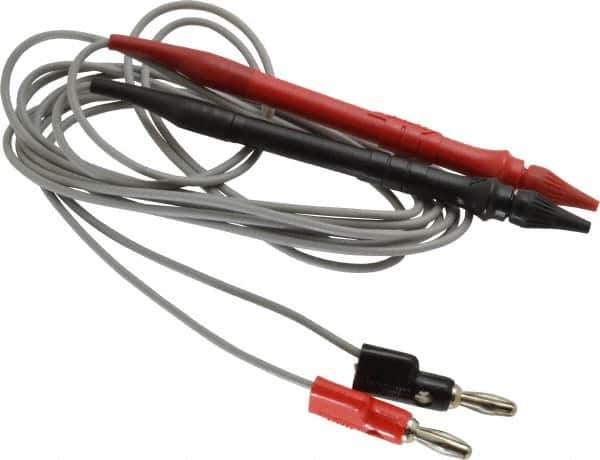 Pomona - Black/Red Electrical Test Equipment Probe Set - Use with Digital Multimeters - Best Tool & Supply