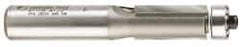 Amana Tool - 1/2" Cut Diam, 1" Length of Cut, 2 Flute Flush Trim Edge Profile Router Bit - Carbide-Tipped, 1/2" Shank Diam, 3-1/4" OAL, Uncoated - Best Tool & Supply