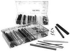 Alpha Wire - 82 Piece, Black, Heat Shrink Electrical Tubing Kit - Nylon, PVC, PVDF, SR-XLPO and XLPO - Best Tool & Supply