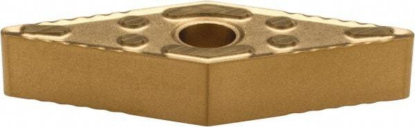 Kennametal - VNMG332 P Grade KC850 Carbide Turning Insert - TiC/TiCN/TiN Finish, 35° Diamond, 3/8" Inscr Circle, 3/16" Thick, 1/32" Corner Radius - Best Tool & Supply