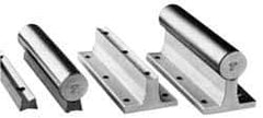 Thomson Industries - 3/4" Diam, 2' Long, Steel Predrilled Round Linear Shafting - 60-65C Hardness, 0.031 Tolerance - Best Tool & Supply