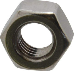 Value Collection - M8x1.25 Metric Coarse Stainless Steel Right Hand Heavy Hex Nut - 13mm Across Flats, 8mm High, Uncoated - Best Tool & Supply