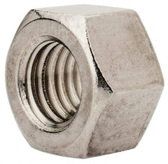 Value Collection - M12x1.75 Metric Coarse Stainless Steel Right Hand Heavy Hex Nut - 19mm Across Flats, 12mm High, Uncoated - Best Tool & Supply