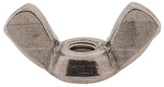 Value Collection - M4x0.70 Metric Coarse, Stainless Steel Standard Wing Nut - Grade 18-8, Austenitic Grade A2, 20mm Wing Span, 10.5mm Wing Span - Best Tool & Supply