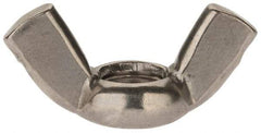 Value Collection - M12x1.75 Metric Coarse, Stainless Steel Standard Wing Nut - Grade 18-8, Austenitic Grade A2, 65mm Wing Span, 33.5mm Wing Span - Best Tool & Supply