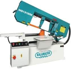 Clausing - 18-1/2 x 10-1/2" Max Capacity, Manual Variable Speed Pulley Horizontal Bandsaw - 102 to 377 SFPM Blade Speed, 230/460 Volts, 3 hp, 3 Phase - Best Tool & Supply