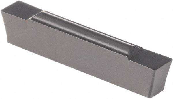 Kennametal - 0305G B Grade KC9320, 3.05mm Cutting Width Carbide Grooving Insert - 3.51mm Max Depth of Cut, Neutral, 0.2mm Corner Radius, TiCN/Al2O3 Finish - Best Tool & Supply