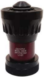 Made in USA - 1-1/2" Hose Diam NST Adjustable Fog Hose Nozzle - 90 Max GPM, Polyurethane, 100 psi - Best Tool & Supply