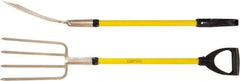 Ampco - Fork with 29" Straight Fiberglass Handle - 7" Blade Width, 4 Tines, 11-1/2" Tine Length - Best Tool & Supply