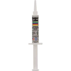 Synco Chemical - 6 cc Syringe Synthetic General Purpose Grease - Translucent White, Food Grade, 450°F Max Temp, NLGIG 2, - Best Tool & Supply