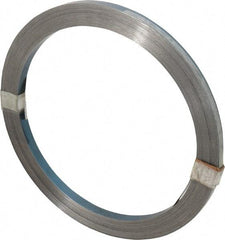 Value Collection - 1 Piece, 75 Ft. Long x 1/2 Inch Wide x 0.025 Inch Thick, Roll Shim Stock - Spring Steel - Best Tool & Supply