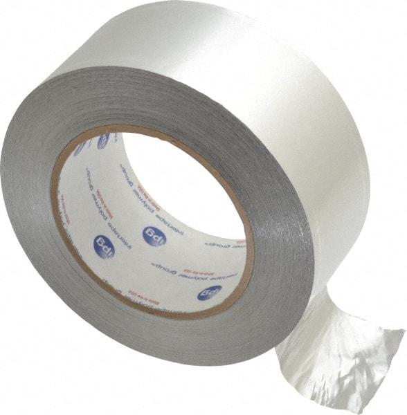 Intertape - 2" x 60 Yds Silver Foil Tape - 5 mil, Acrylic Adhesive, Aluminum Foil Backing, 28 Lb/ln Tensile Strength, -29.2°F to 325°F, Series ALF300 - Best Tool & Supply