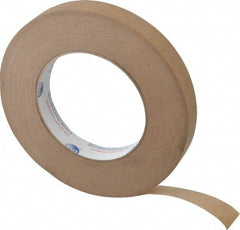 Intertape - 3/4" x 60 Yd Natural (Color) Rubber Adhesive Packaging Tape - Paper Backing, 7.2 mil Thick, 45 Lb Tensile Strength, Series 539 - Best Tool & Supply