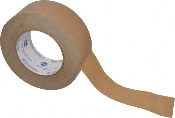 Intertape - 2" x 60 Yd Natural (Color) Rubber Adhesive Packaging Tape - Paper Backing, 7.2 mil Thick, 45 Lb Tensile Strength, Series 530 - Best Tool & Supply