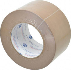 Intertape - 3" x 60 Yd Natural (Color) Rubber Adhesive Packaging Tape - Paper Backing, 7.2 mil Thick, 45 Lb Tensile Strength, Series 530 - Best Tool & Supply