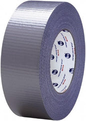 Intertape - 3" x 55m Silver Duct Tape - 11 mil, Rubber Adhesive, Polyethylene Cloth Backing, 20 Lb/ln Tensile Strength, 32°F to 180°F, Series AC36 - Best Tool & Supply