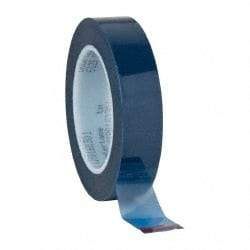 Intertape - 1" Wide x 72 Yd Long Blue Polyester Film Masking Tape - Series 6120, 3.2 mil Thick, 25 In/Lb Tensile Strength - Best Tool & Supply