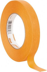 Intertape - 3/4" Wide x 60 Yd Long Orange Paper Masking Tape - Series Orange Mask, 7.3 mil Thick, 23 In/Lb Tensile Strength - Best Tool & Supply