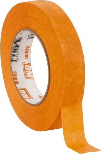 Intertape - 1" Wide x 60 Yd Long Orange Paper Masking Tape - Series Orange Mask, 7.3 mil Thick, 23 In/Lb Tensile Strength - Best Tool & Supply