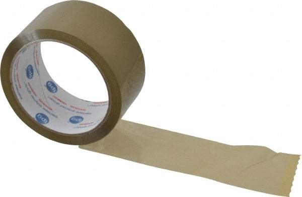 Intertape - 2" x 55 Yd Natural (Color) Rubber Adhesive Sealing Tape - Polypropylene Film Backing, 1.85 mil Thick, 27 Lb Tensile Strength, Series 7100 - Best Tool & Supply