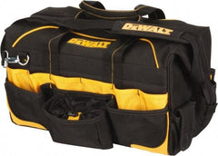 DeWALT - 42 Pocket Black & Yellow Polyester Tool Bag - 18" Wide x 9-1/2" Deep x 10-1/2" High - Best Tool & Supply