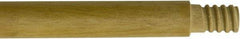 O-Cedar - 60 x 1" Wood Squeegee Handle - Threaded Connection, Tan - Best Tool & Supply