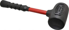 Proto - 64 oz Head 2-5/8" Face Diam Urethane Dead Blow Hammer - 14-3/8" OAL, Fiberglass Handle - Best Tool & Supply