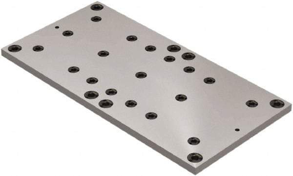 Jergens - 500mm Long x 1,000mm Wide Steel Fixture Plate - 30mm Plate Thickness - Best Tool & Supply