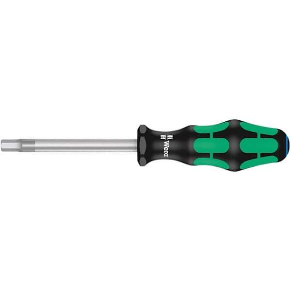 Wera - 2mm Standard Hex Driver - 75mm Blade Length, Ergonomic Cushion Grip Handle, 176mm OAL - Best Tool & Supply