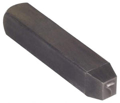 Made in USA - 3/16" Character Size, 7 Character, Heavy Duty Individual Steel Stamp - Steel, Number - Best Tool & Supply