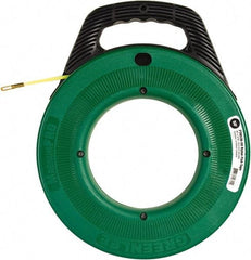 Greenlee - 50 Ft. Long x 3/16 Inch Wide, Nylon Fish Tape - 250 Lb. Pulling Strength, Includes Case - Best Tool & Supply