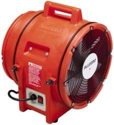 Allegro - Electric AC Axial Blower - 1 hp, 1,842 CFM, 220 Max Voltage Rating - Best Tool & Supply